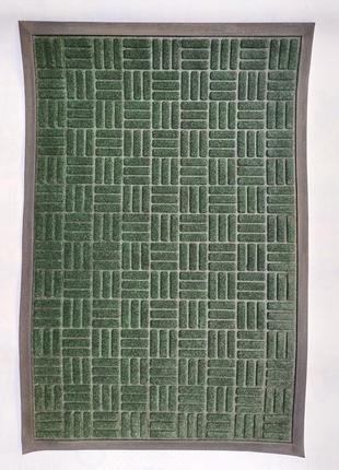 Придверні килимок 60*90 темно зелений1 фото