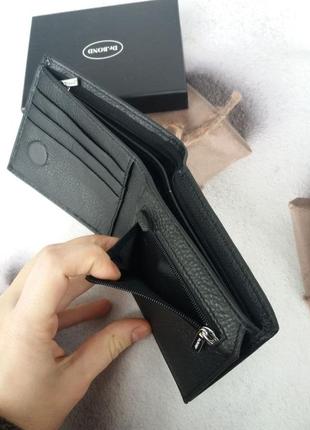 Кожаный мужской кошелек чоловічий шкіряний гаманець6 фото