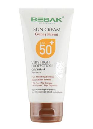 Солнцезащитный крем bebak laboratories very high protection sun cream spf501 фото