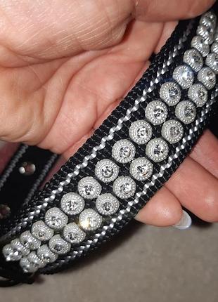 Инкрустированный ошейник для большой собаки 💎💎💎🐾🐾