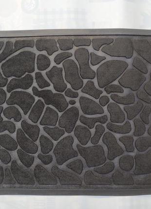Придверні килимок 60*90 чорний камінчик2 фото