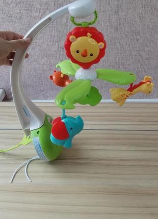 Мобіль fisher price зростаємо разом друзі з тропічного лісу