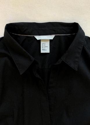 Рубашка женская черная h&m р. 423 фото
