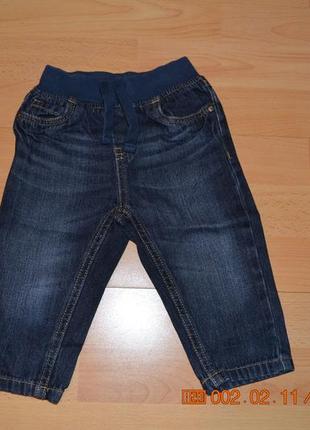 Джинсы mothercare 9-12мес