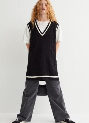 Платье жилетка вязаное h&m 2