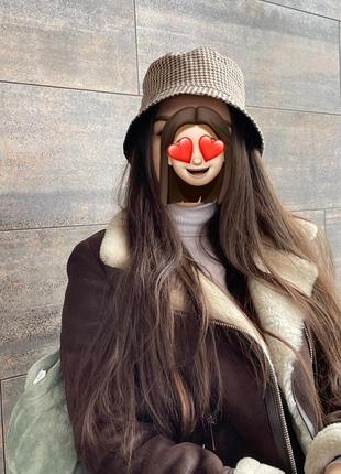 Стильная панамка в клетку
