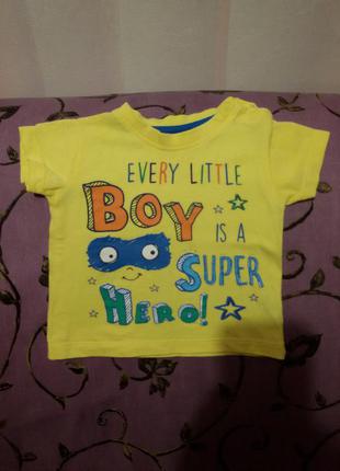 Футболка  (3 - 6 месяцев )