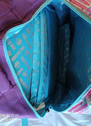 Monster high. кайт. комплект шкільний набір. рюкзак+ мішок для сменки + пенал5 фото