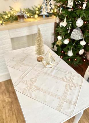 Серветка підкладка під тарілку новорічна