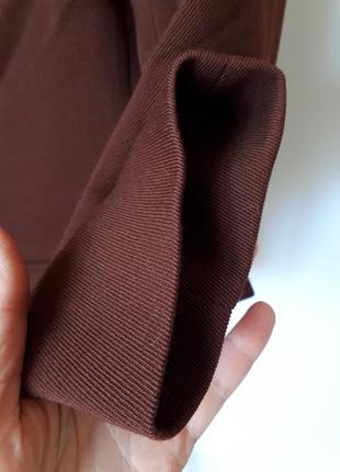Шерстяной пиджак без пуговиц ,,обожженный кирпич,, bgn (размер 38-40)5 фото