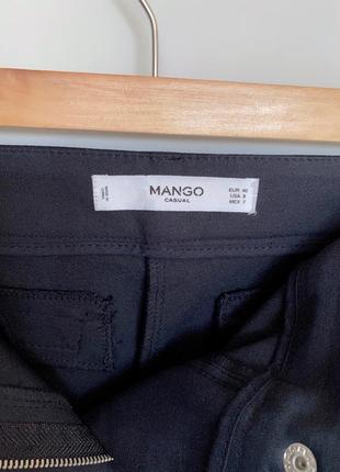 Якісні штани mango, щільна бавовна+еластан6 фото