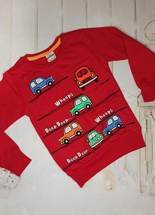 Флисовый трикотажный реглан на 2 и 3 года