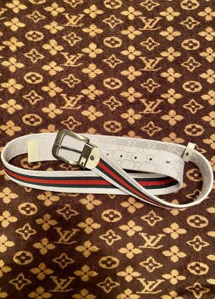 Ремінь білий 3