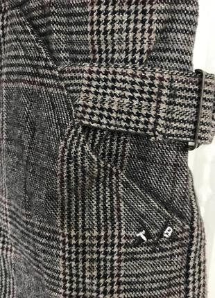 Оргинальная хлопковая юбка с карманами thomas burberry от основателя burberry6 фото