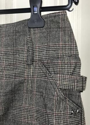 Оргинальная хлопковая юбка с карманами thomas burberry от основателя burberry2 фото