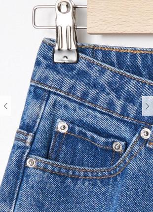 Сині жіночі джинси mom3 фото