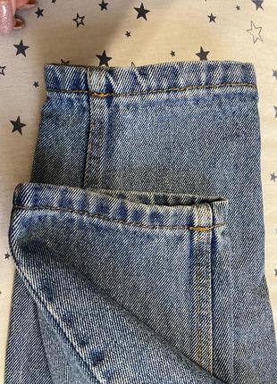 Сині жіночі джинси mom6 фото