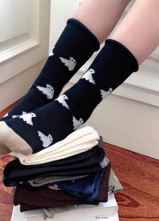 Шкарпетки високі з бавовни5 фото