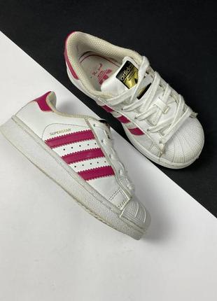 Детские кроссовки adidas superstar j original 28р кожаные