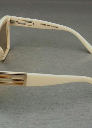 Fendi модные женские солнцезащитные очки светлый беж3 фото