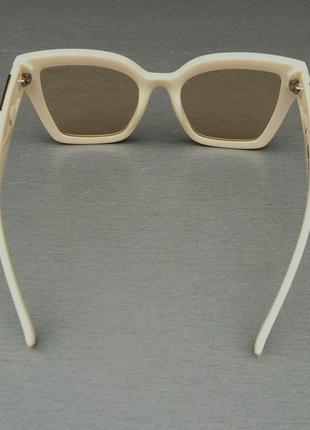 Fendi модные женские солнцезащитные очки светлый беж5 фото