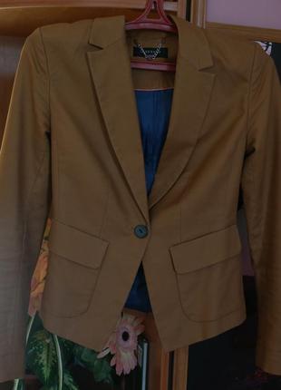 Женский коричневый пиджак reserved3 фото
