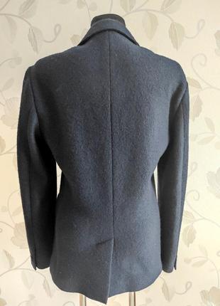 Шикарный новый пиджак цвета nevi из набивной 💯 шерсти !3 фото
