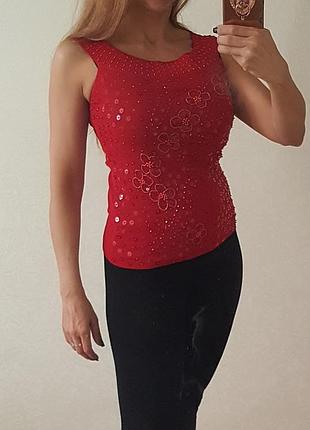 Кофта з намистинками і паєтками. розмір s-м-l.