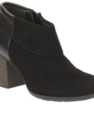 Р.38   clarks женские кожаные ботинки оригинал