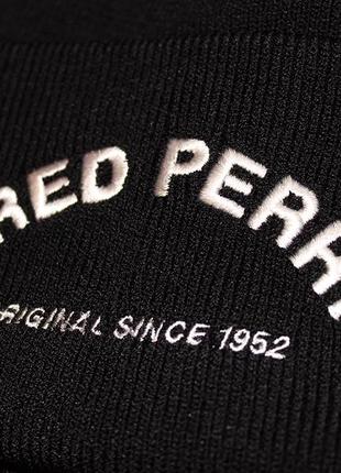 Fred perry arch branded beanie шапка оригніал унісекс чорна7 фото