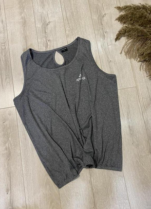 Футболка майка сіра для тренування або для повсякденного носіння