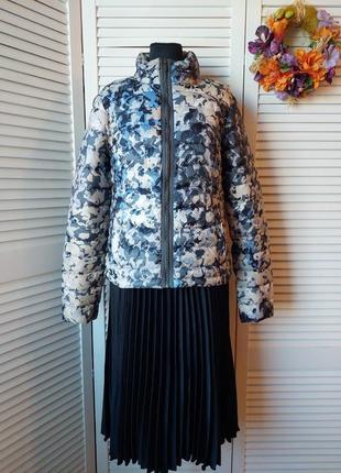 Женская лёгкая куртка цветной камуфляжный  акварельный принт.