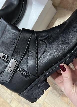 Ботинки натуральная кожа, весна