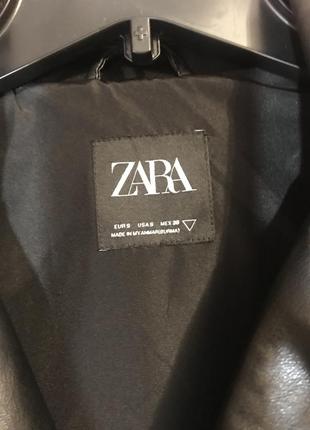 Шкіряна куртка-косуха zara m.4 фото