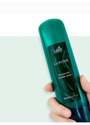 Киснева маска очищаюча la'dor la pause marine tok bubble mask