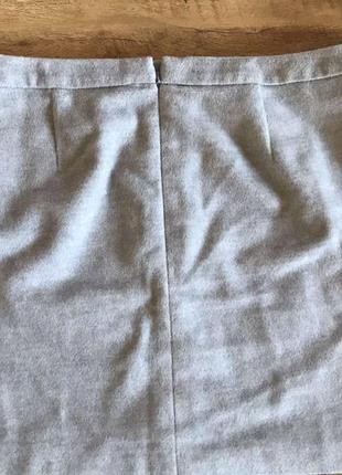 Юбка короткая теплая шерсть р  л/хл