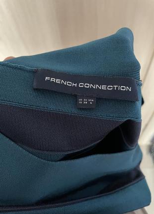 Платье в полоску миди резинка fcuk