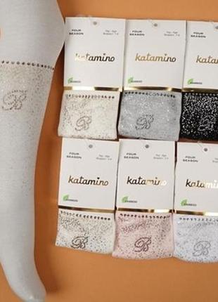 Детские бамбуковые колготы katamino 7-8 лет