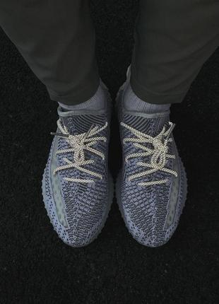 Кросівки adidas yeezy boost 350 v2 (шнурки рефлектив) кросівки