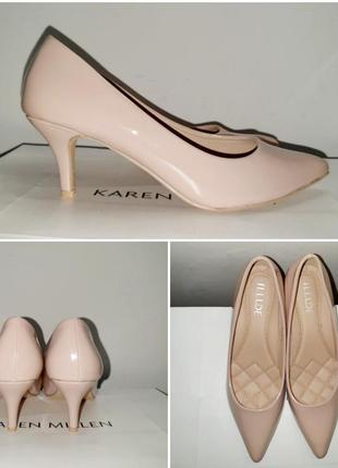 Човники 11 р туфлі 42 р пудрові