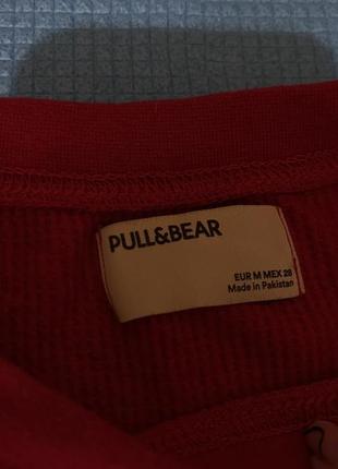 Червона кофта pull and bear2 фото