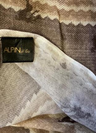Мягкий приятный шарф, принт олени. brend alpin5 фото
