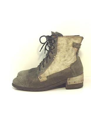 Оригинальные кожаные ботинки р. 36