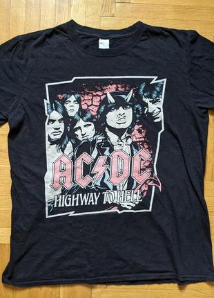 Футболка мерч ac/dc