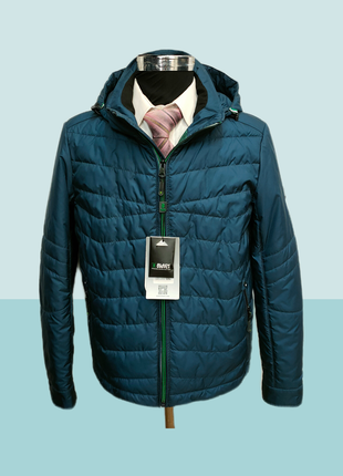 Чоловіча куртка демісезонна black vinil