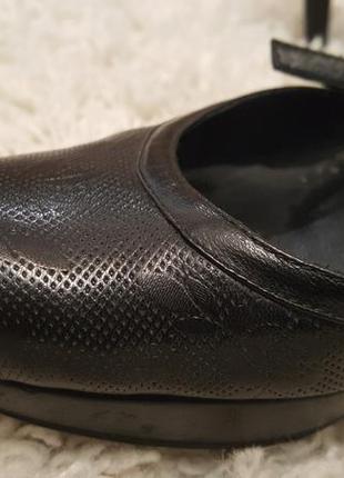 Туфли для модницы на 37 размер, натуральная кожа, устойчивые