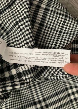 Спідниця олівець міді від zara в клітку з шлецой з розрізом спідниця з розрізом в клітинку міді9 фото