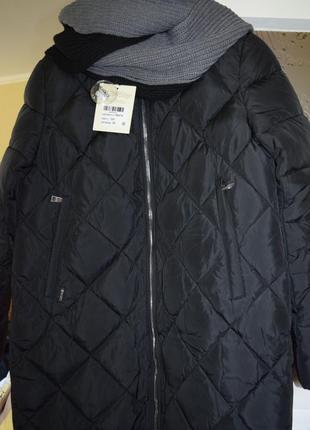 Распродажа! фабричный зимний пуховик с шарфом 🌟 пуховая куртка 🌟 био-пух! 🌟 miegofce4 фото