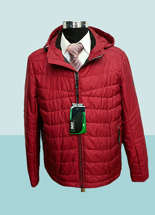 Мужская куртка демисезонная black vinil