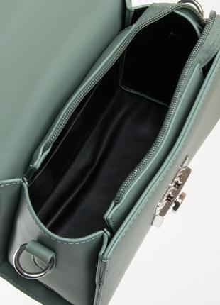 Жіноча стильна сумка з короткою ручкою і плечовим ремінцем4 фото
